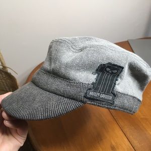 Harley Davidson Grey Paper Boy Hat
